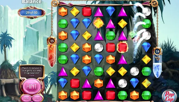 Bejeweled 3 Jungle Theme